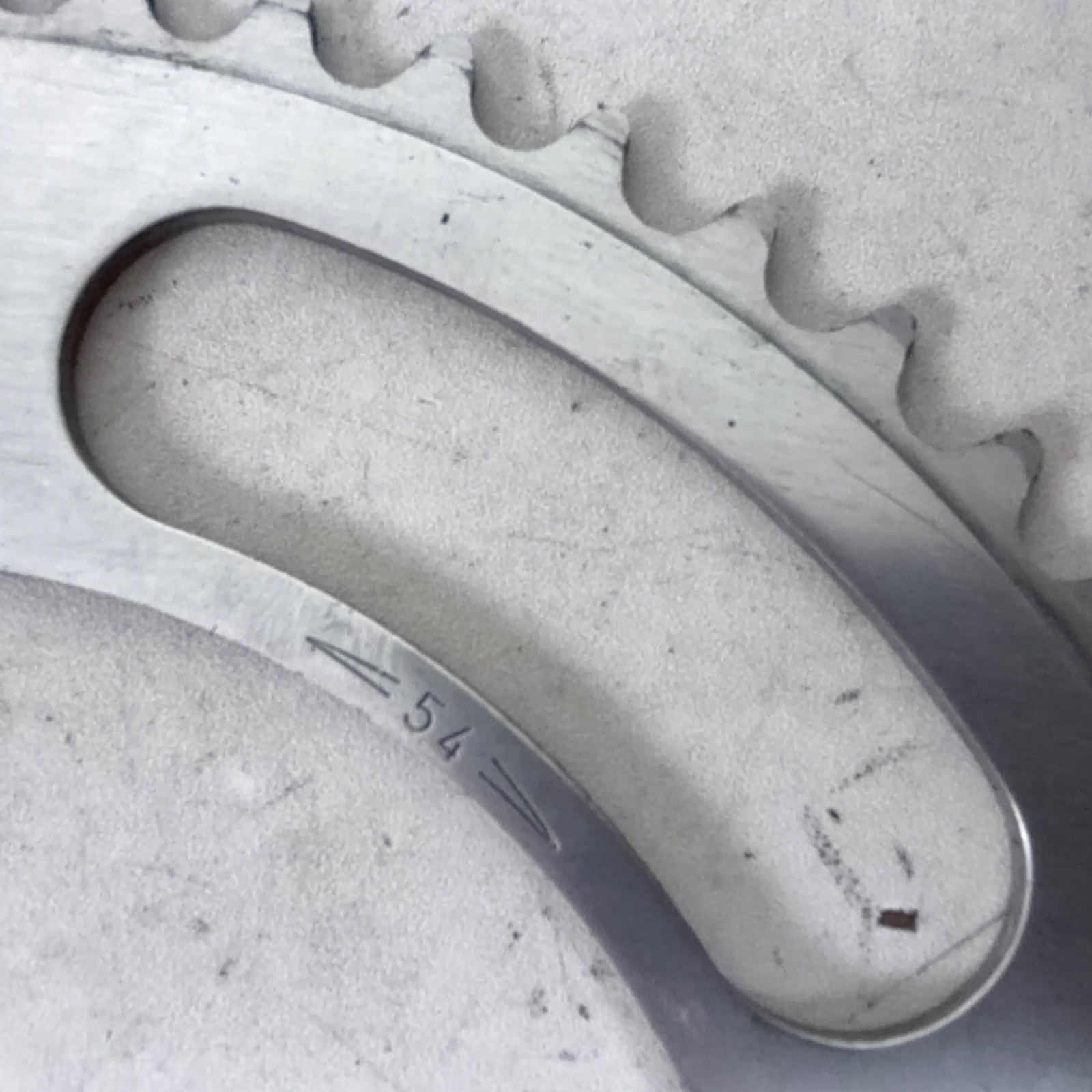 CAMPAGNOLO RECORD CHAIN RING 54 TOOTH 144 BCD 6, 7 , OR 8 SPEED