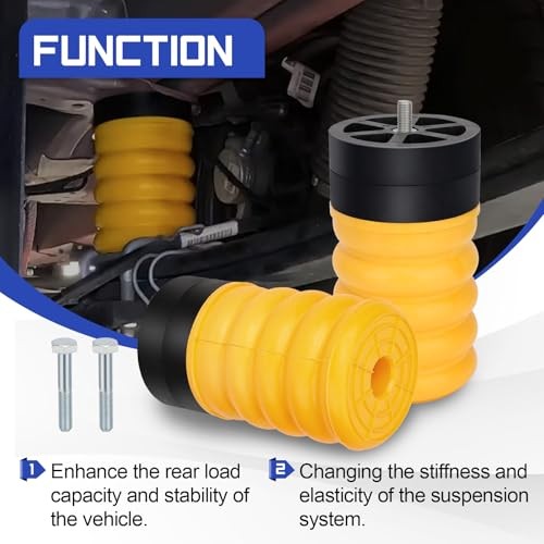 SSR-313-54 2PCS Rear Air Helper Spring Kit for 2014 2015 2016 2017 2018 2019