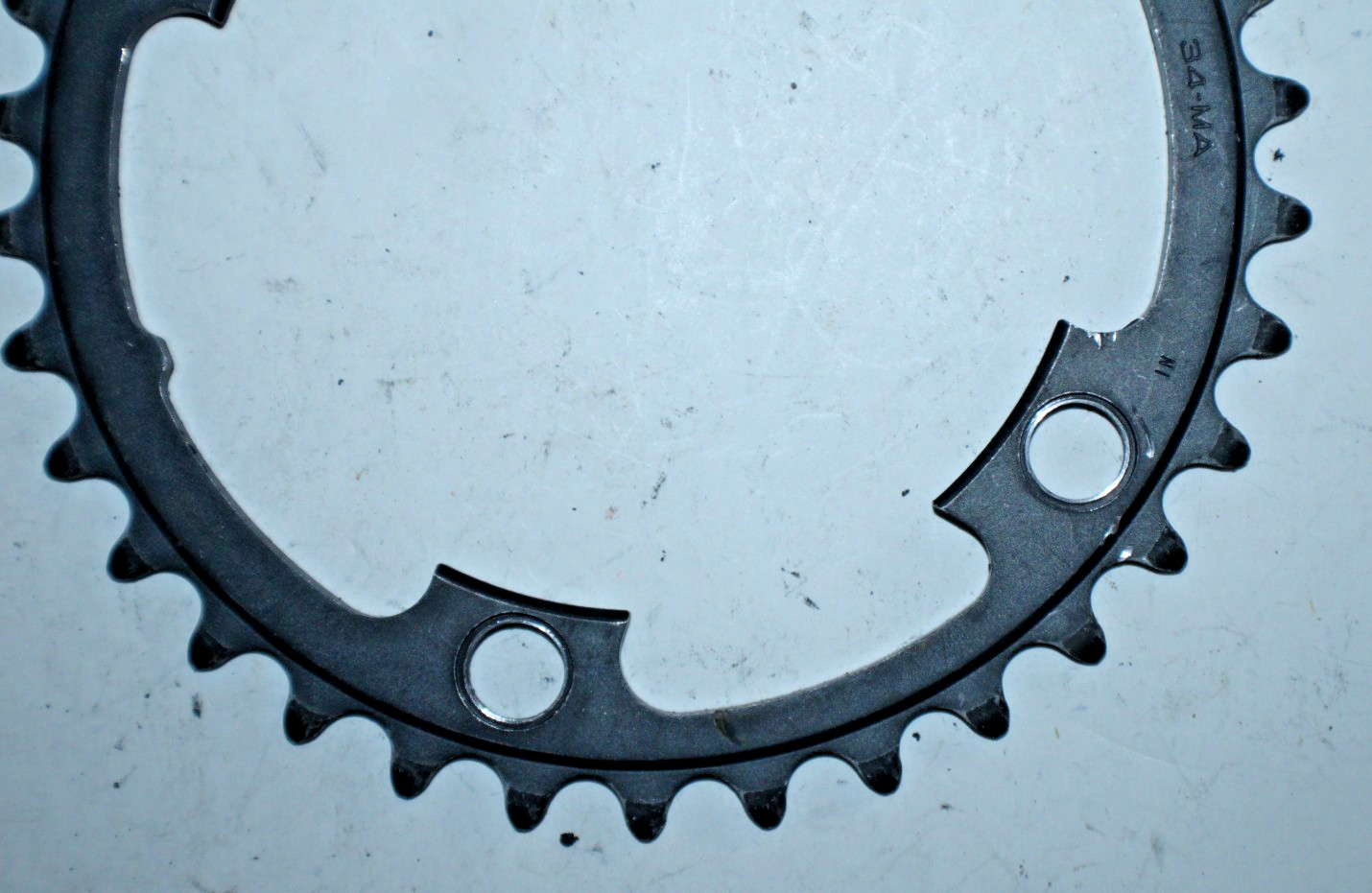 Shimano 34-MA MTB Chain Ring Asymetrical 4-Bolt 104BCD 34 Tooth 34T Black 11 SPD