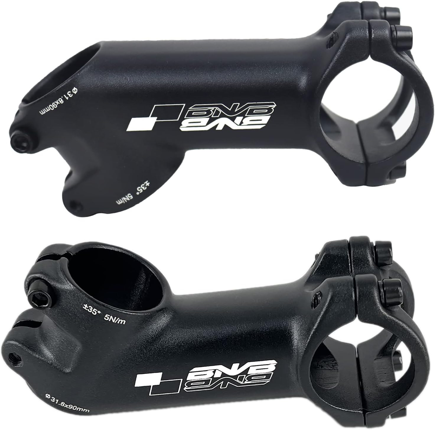 31.8mm 35 Degree Bike Stem Aluminum Alloy Bicycle Handlebar Riser Stem for 1….