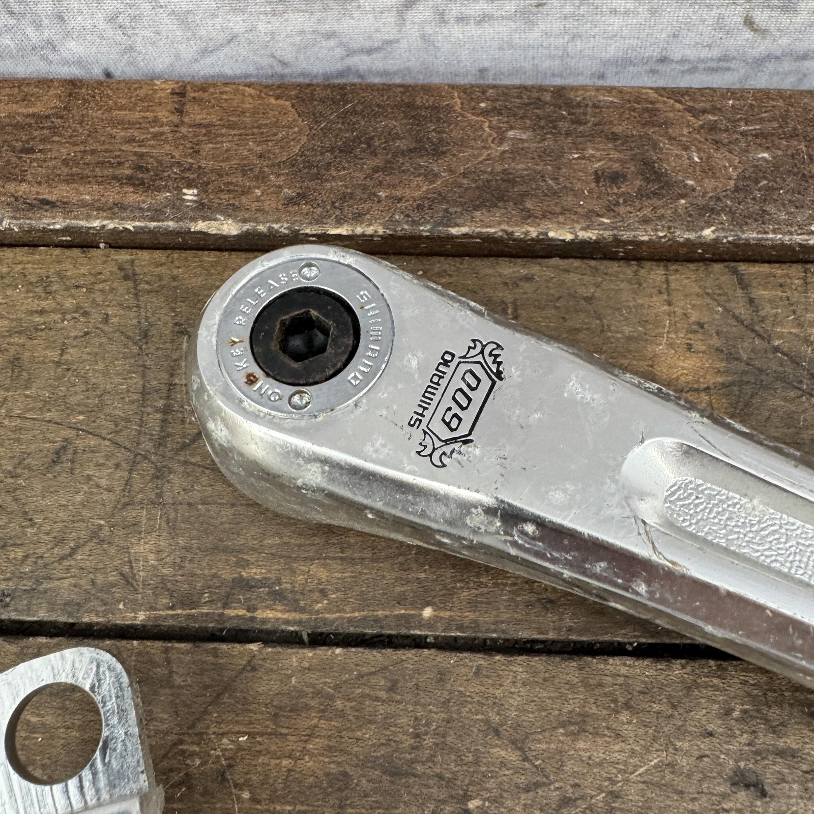 Vintage Shimano Arabesque 600 Crankset 170mm 130 BCD Old School BMX 80s Japan