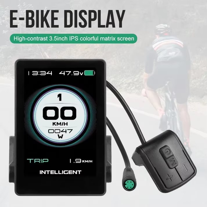 860C Display Colorful LCD for BAFANG Mid Dvive Motor BBS01 BBS02 BBSHD Ebike