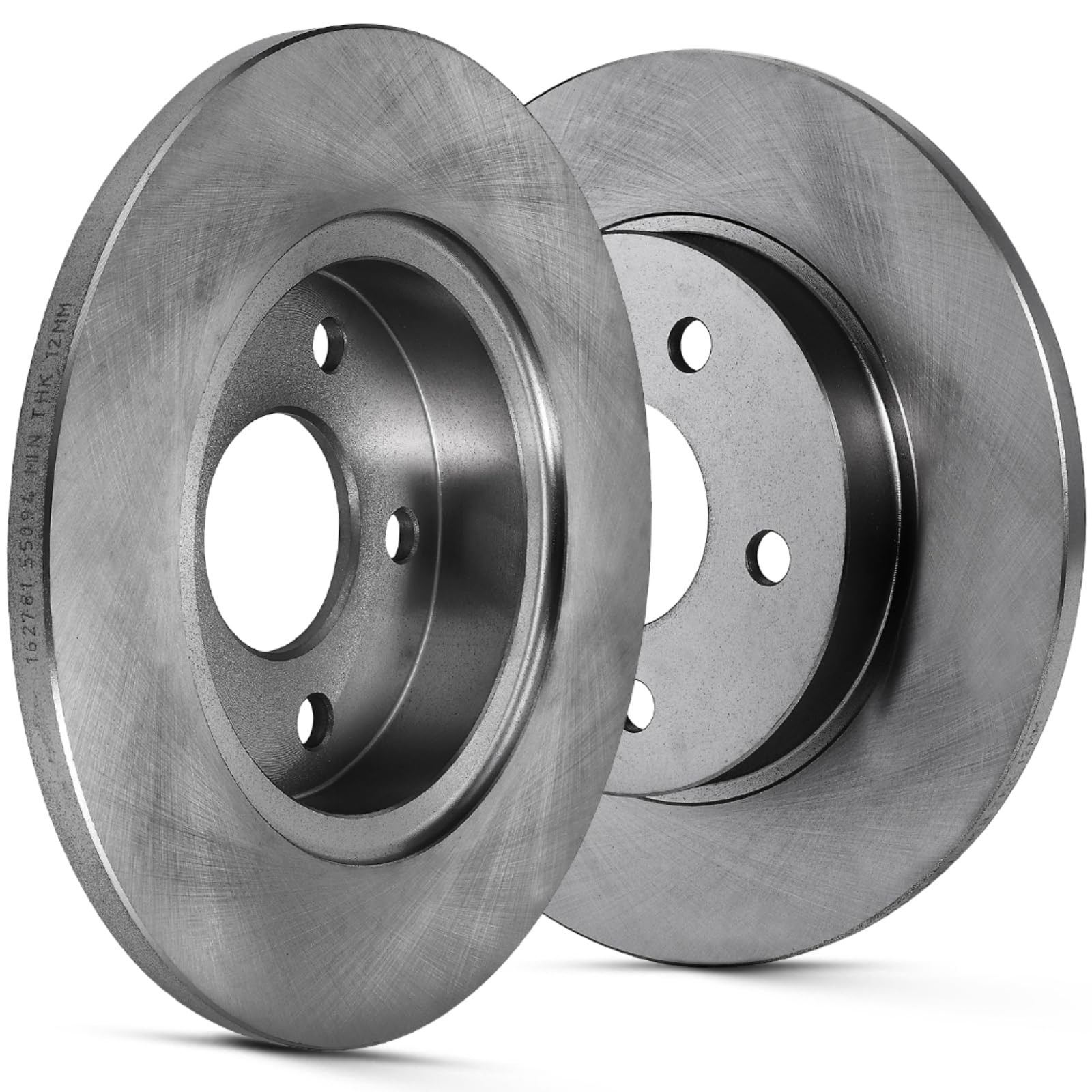 Scitoo Disc Brake Rotors Kits 55094 Rear Solid Brake Rotors Fit For Chevrolet