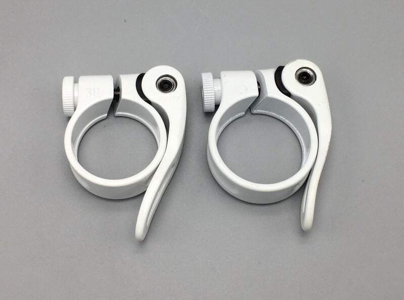 Gineyea Road Bicycle MTB Bike Clamp Quick Release Seatpost Clamps 31.8/34.9mm