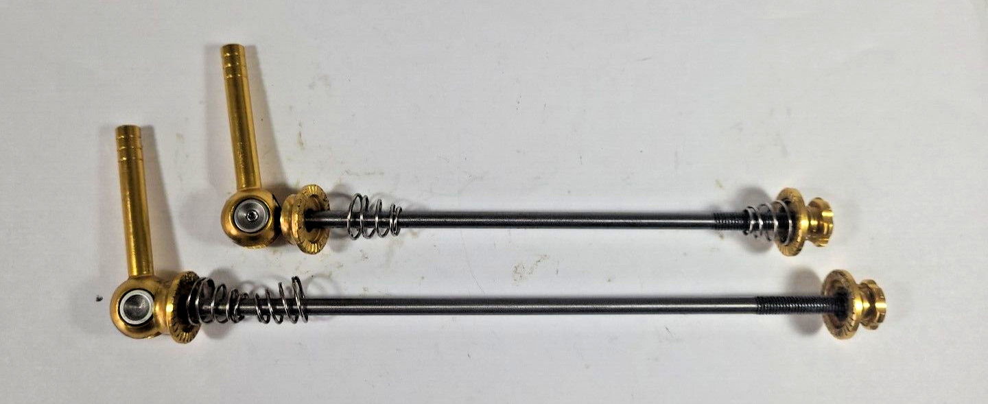 Unbranded Gold Bike Skewer Set