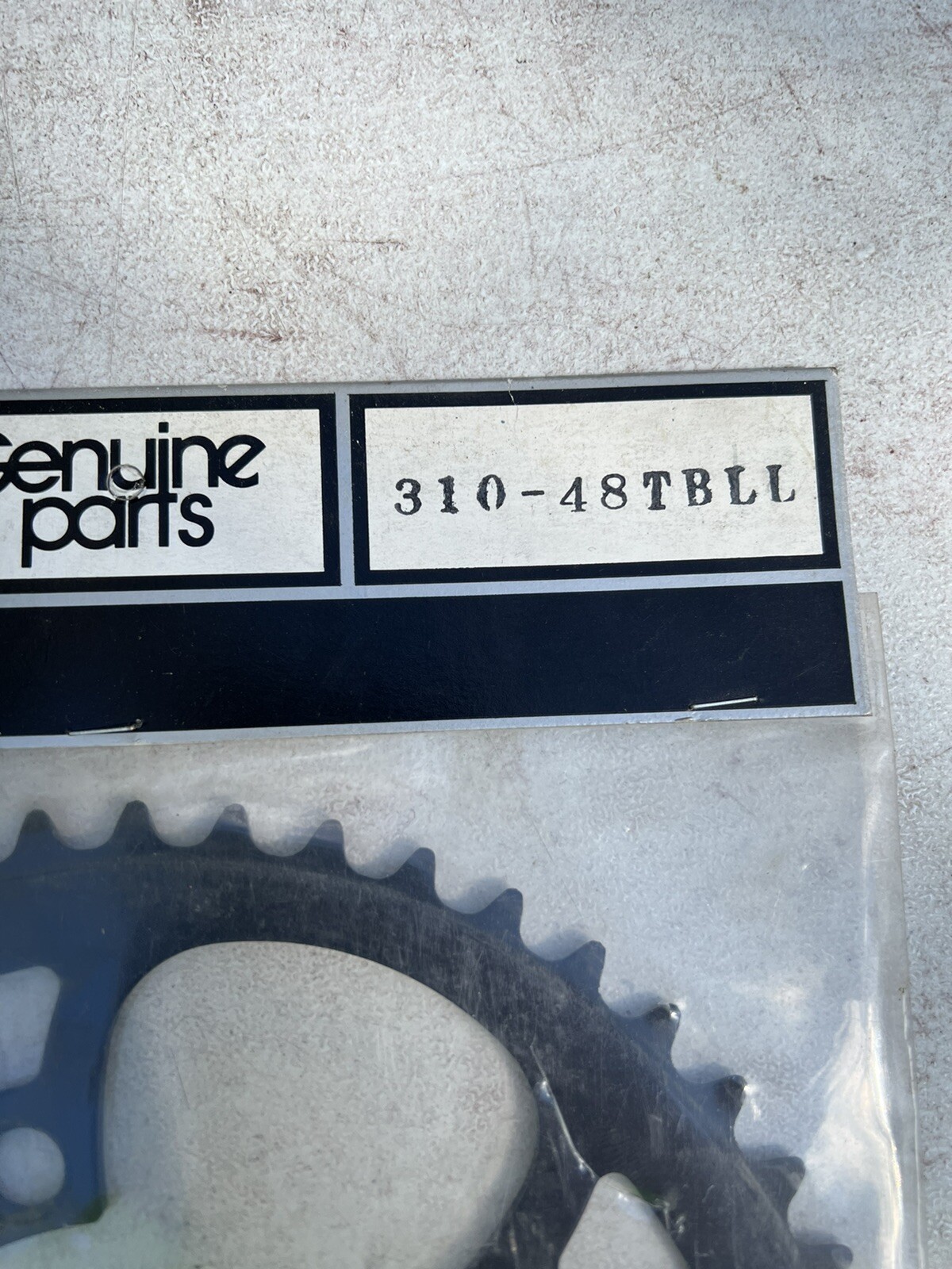 Vintage SR Sakae Chainring 48 Tooth 110 BCD NOS Black Alloy 48t 310-48TBLL NEW