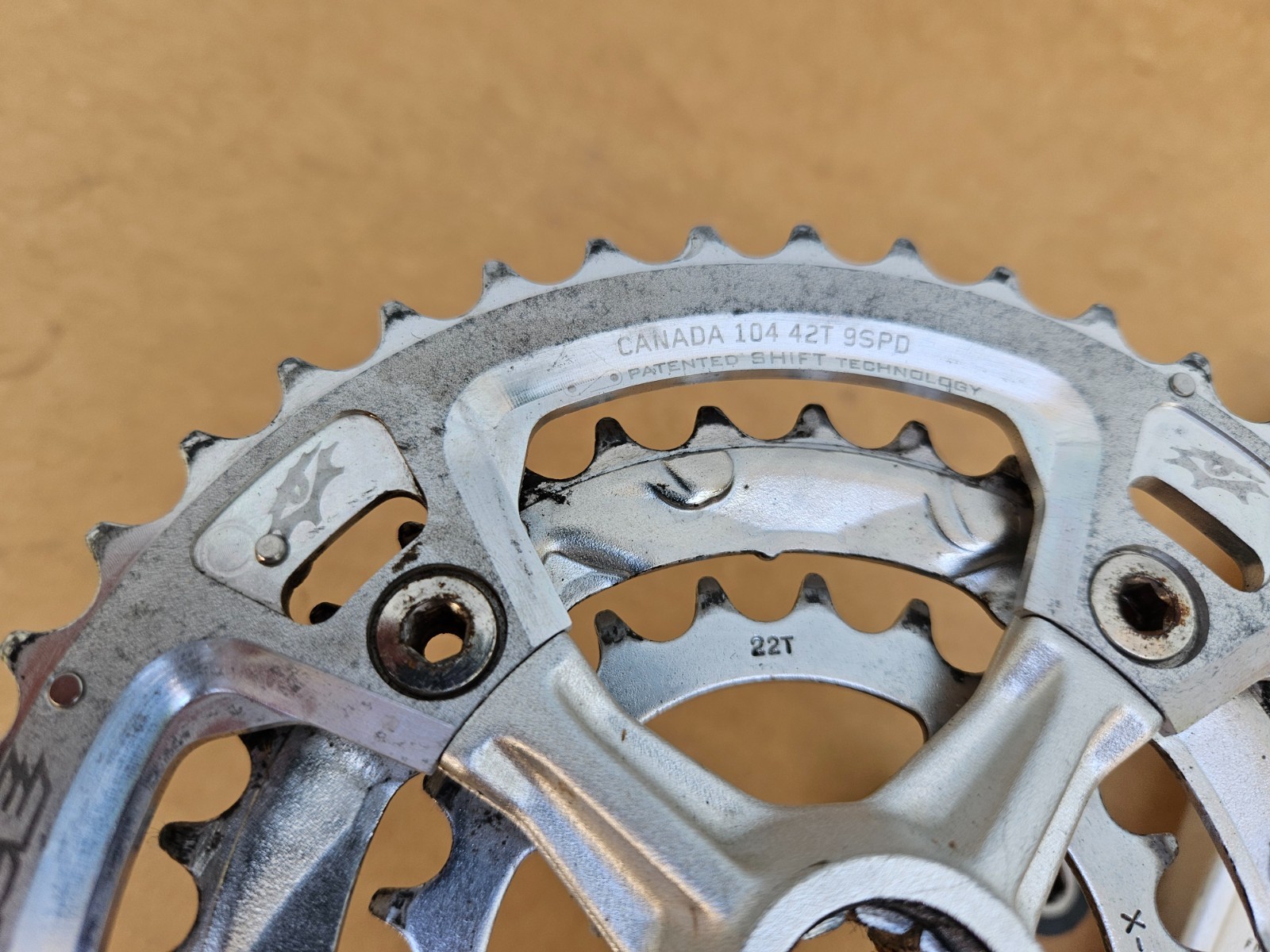 Race Face Ride XC Triple Mountain Bike Crankset 175mm 44/32/22 ISIS Drive 9sp