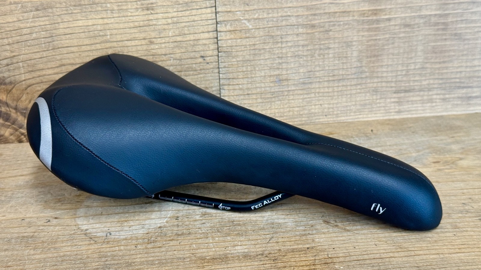 Terry Fly Cutaway Leather Seat / Saddle Cromoly FeC Alloy Rails