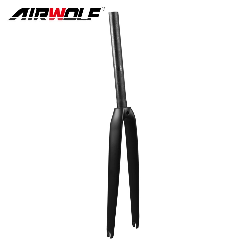 700C Carbon Road Bike Fork V Brake Straight Tube Quick Release 100*9mm Froks