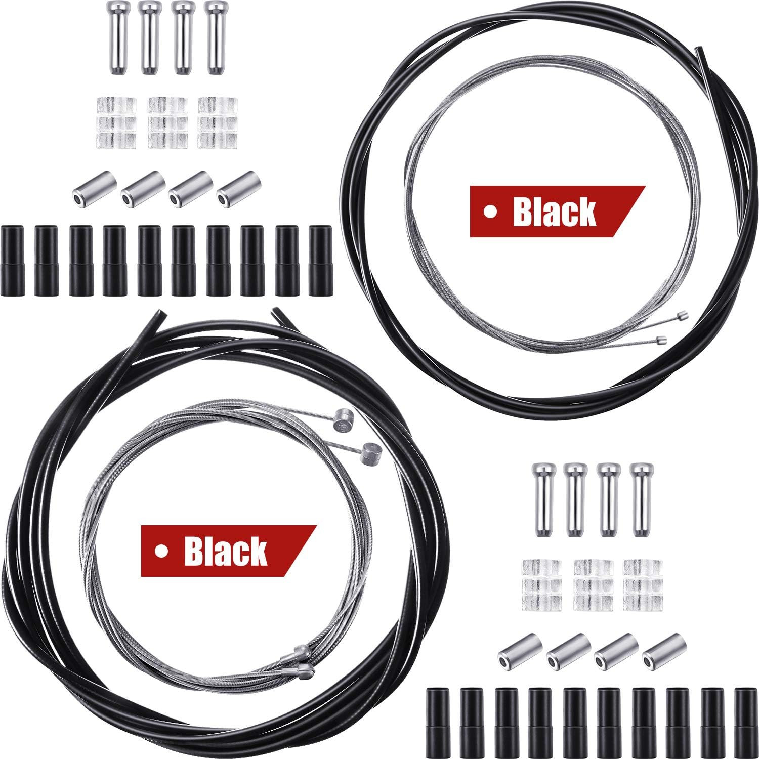Universal Bike Brake Cable Kit Derailleur Bicycle Shifter Cable Housing Set Tran