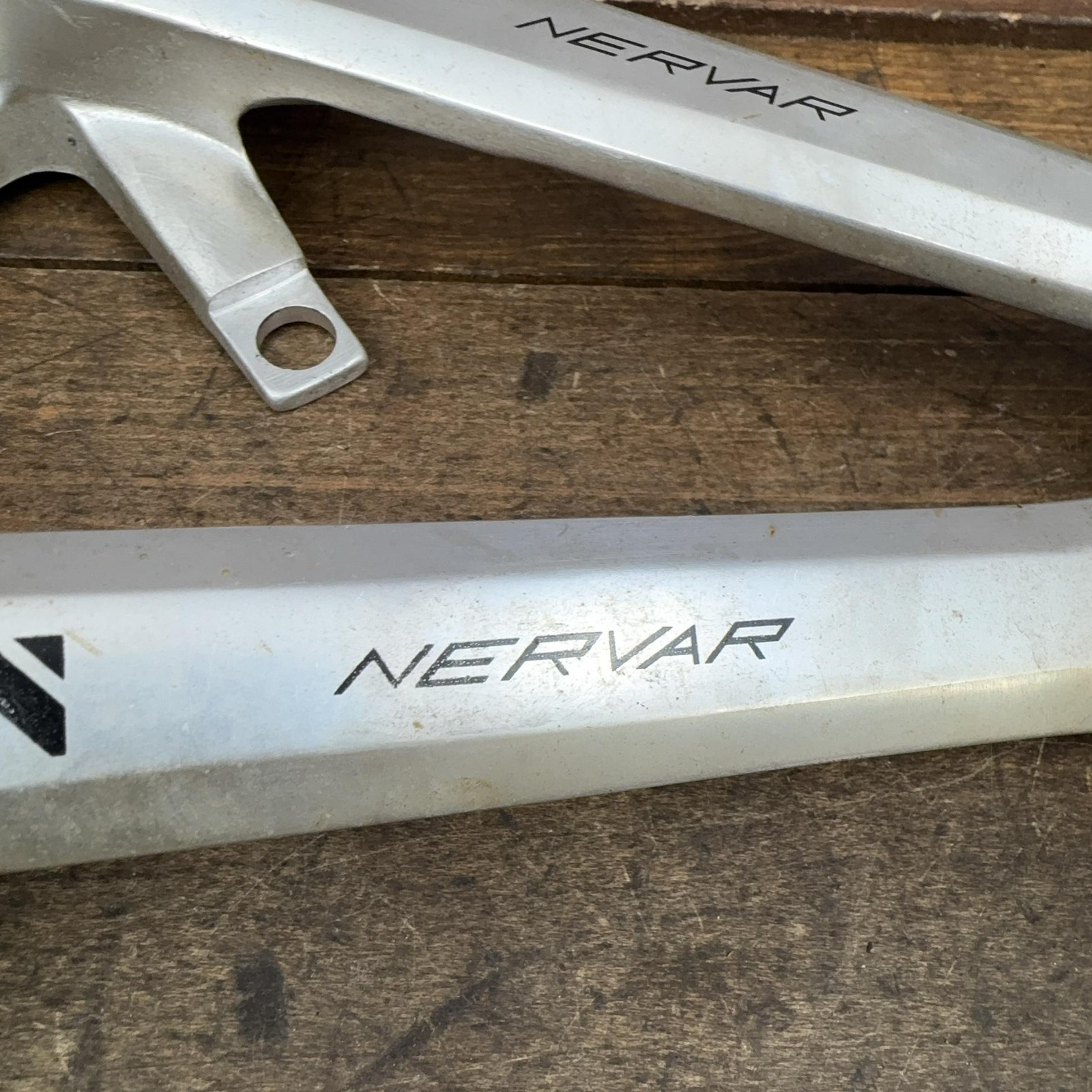 Vintage Nervar Crank Set 170 Mm 122 BCD NOS 9/16 Square Taper France Bike 80s