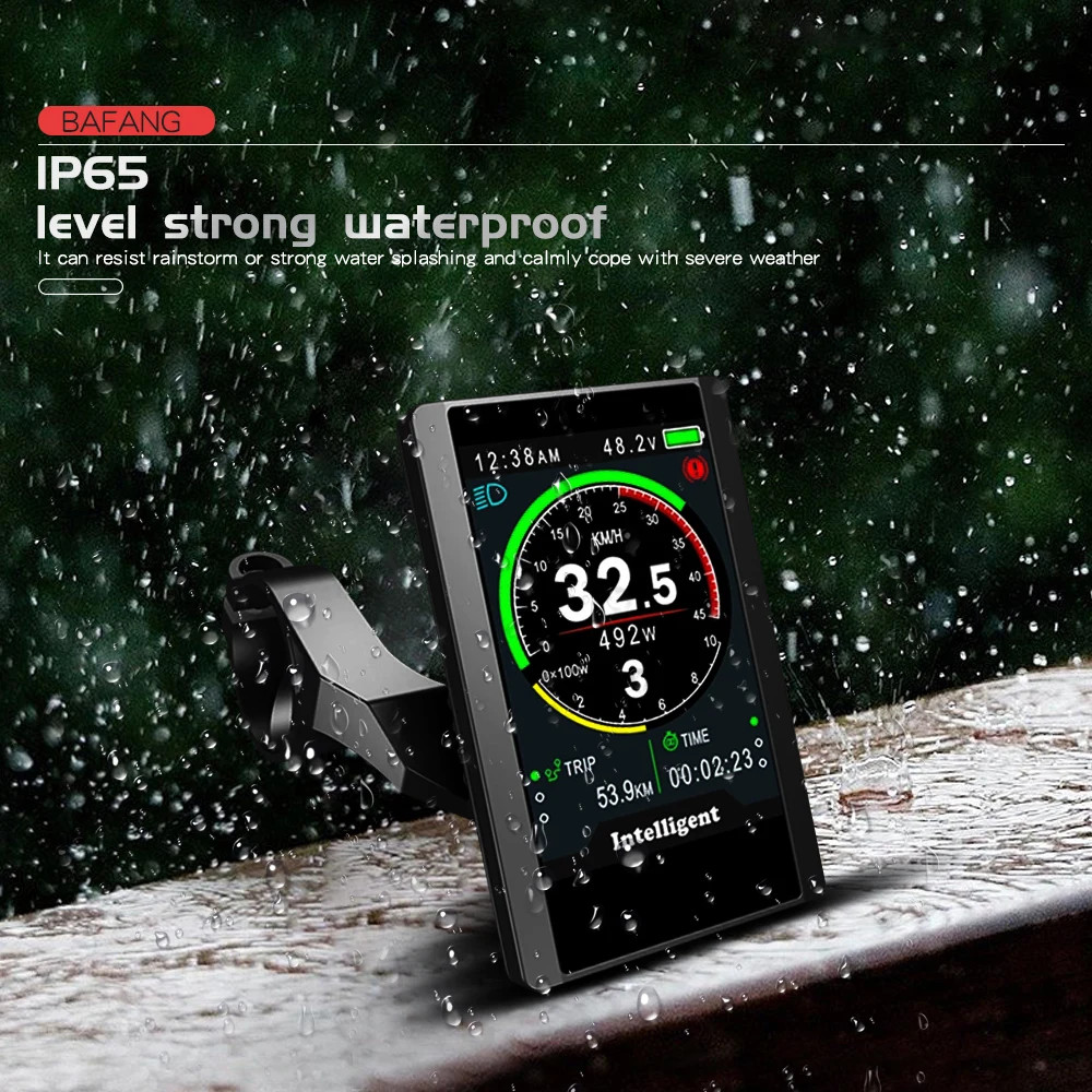 Electric Bicycle 850C LCD Display Applicable To Mid Motor 36V 48V 52V 60V