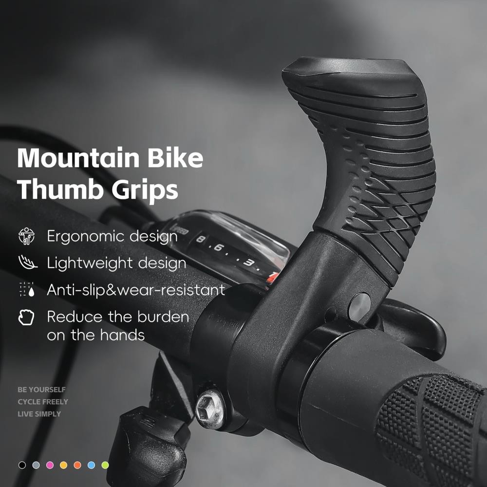 Bike Handlebar Bicycle MTB Bar Pair Rest a Handle Ergonomic Ends U [