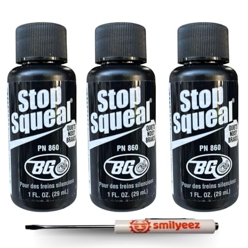 BG Stop Squeal Brake Noise Eliminator PN 860 – 1 fl. oz. 3 Bottles