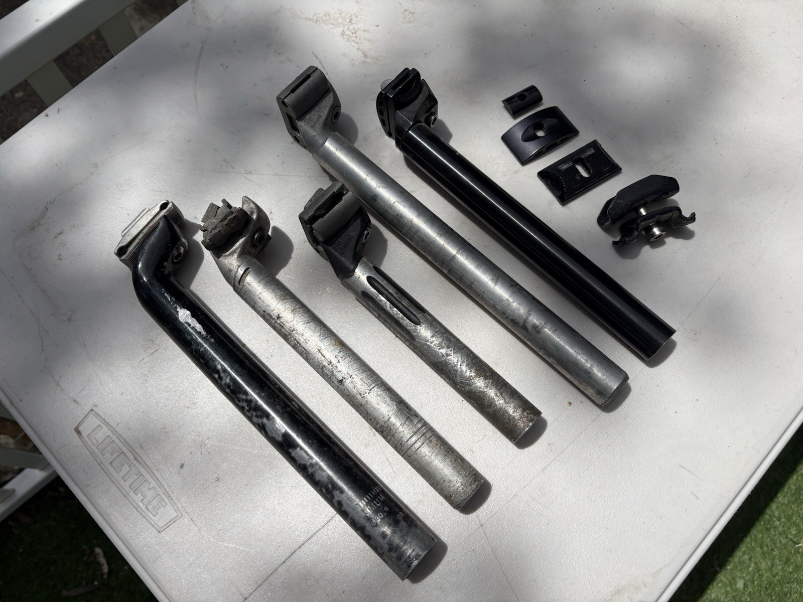 Seat post LOT SR SAKAE Saddle seatpost pillar clamps bike part various