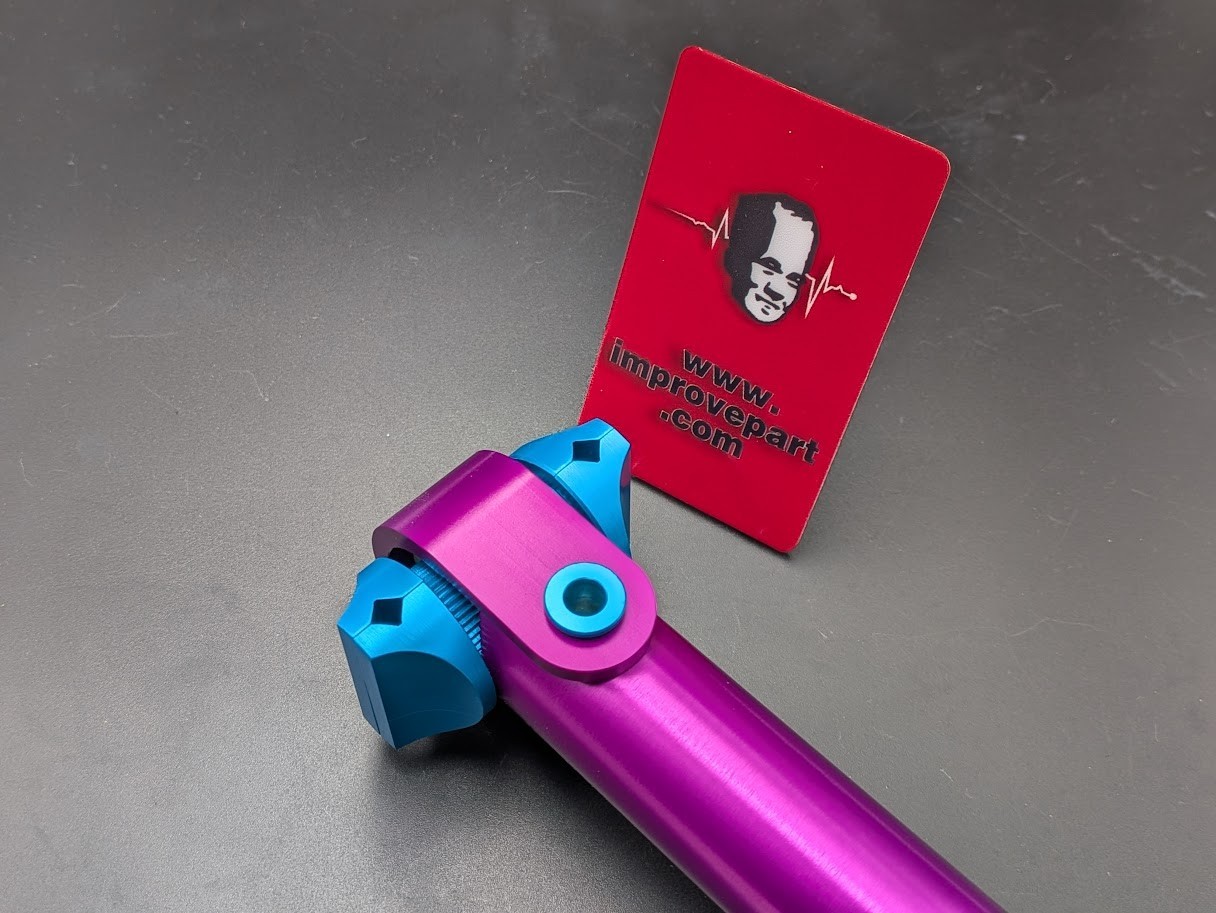 Ringle Moby Vintage Seatpost Turquoise 3DV 26.4mm 26.8mm 27.2mm Yeti Fat Chance