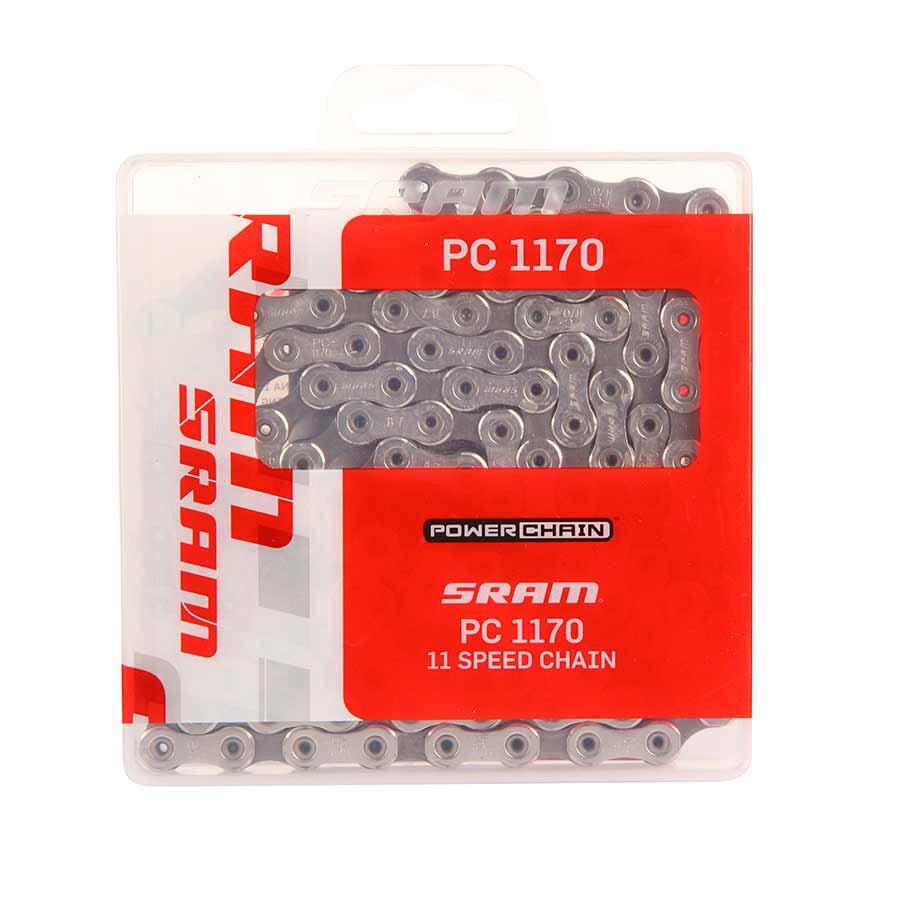 SRAM PC-1170 Chain 11-Speed 120 Links Silver/Gray Single Use Master Link