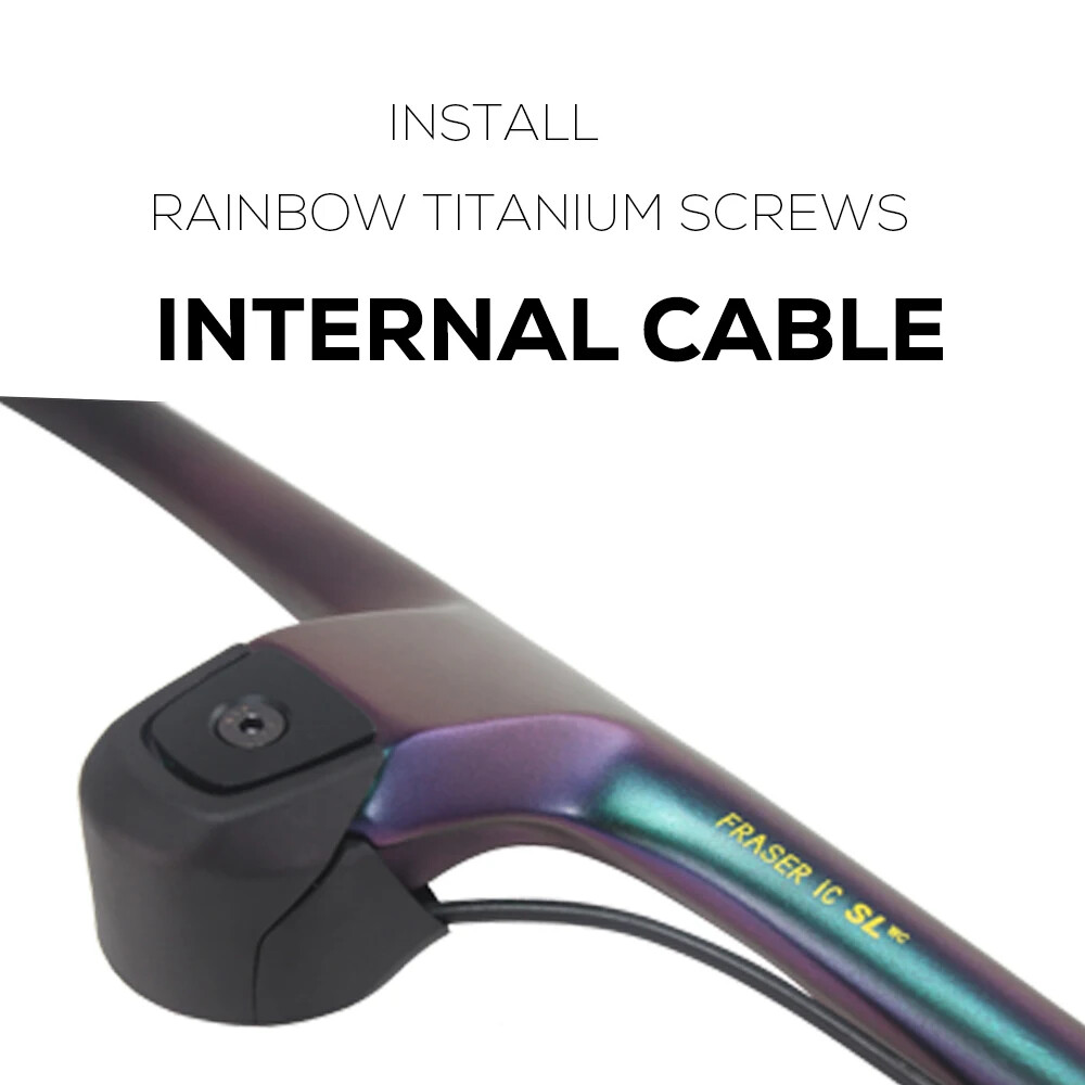 680-740mm Full Carbon Handlebar Integrated Cockpit MTB Bicycle Handlebar 10°