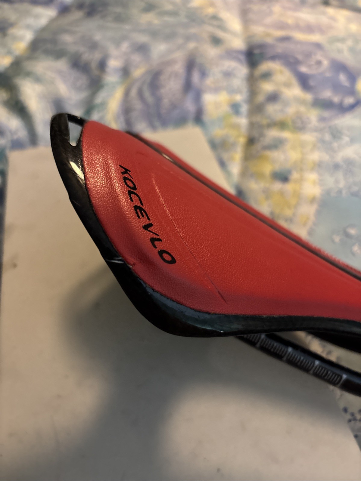 Kocevlo 3D Printed Carbon Saddle Road Bike 142mm 130 Grams