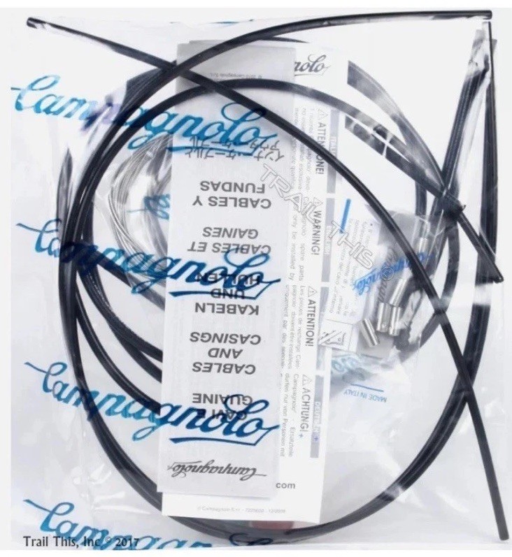 NEW CAMPAGNOLO ErgoPower ULTRA Shift & Brakes Cable & Casings Set CG-ER600 BLACK