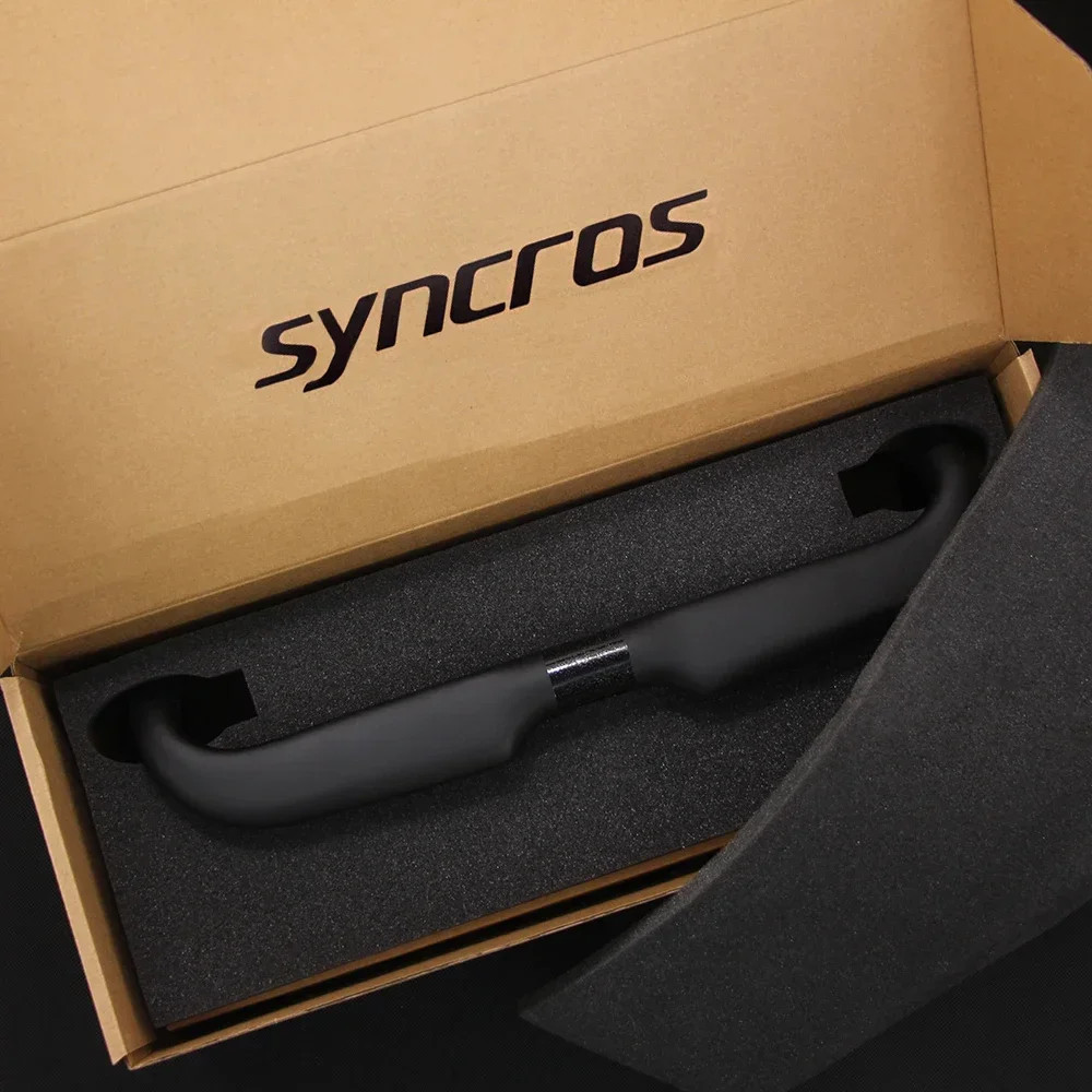 Road Bike Handlebar 380mm/400mm/420mm/440mm Black Matt Fully Internal Routing