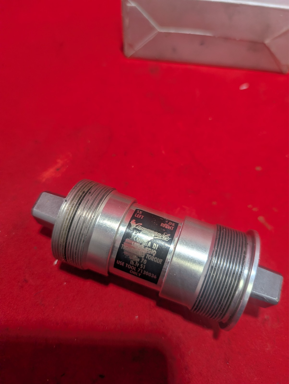Campagnolo Chorus Bottom Bracket Italian 36x24T 102mm ISO Square Taper Vintage
