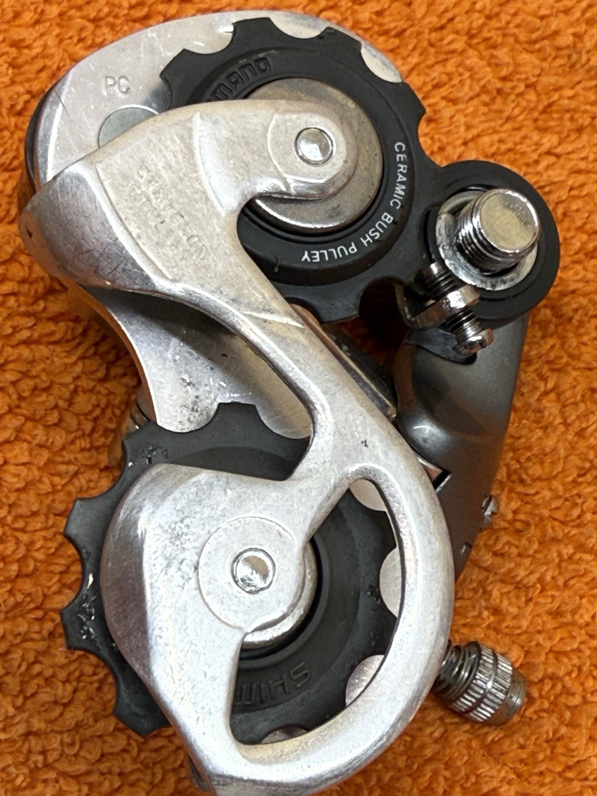 Vintage Shimano 600 Ultegra RD-6400 Rear Derailleur Short Cage Japan Road Bike