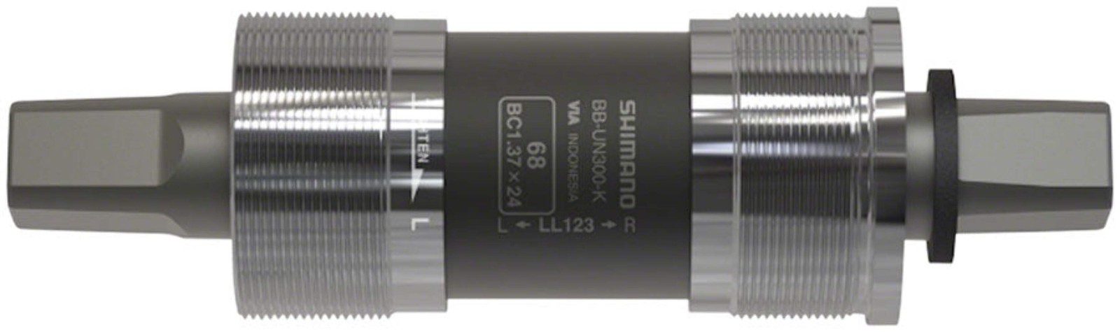 Shimano BB-UN300-K Bottom Bracket – English 68 x 127.5mm Spindle Square Taper JI