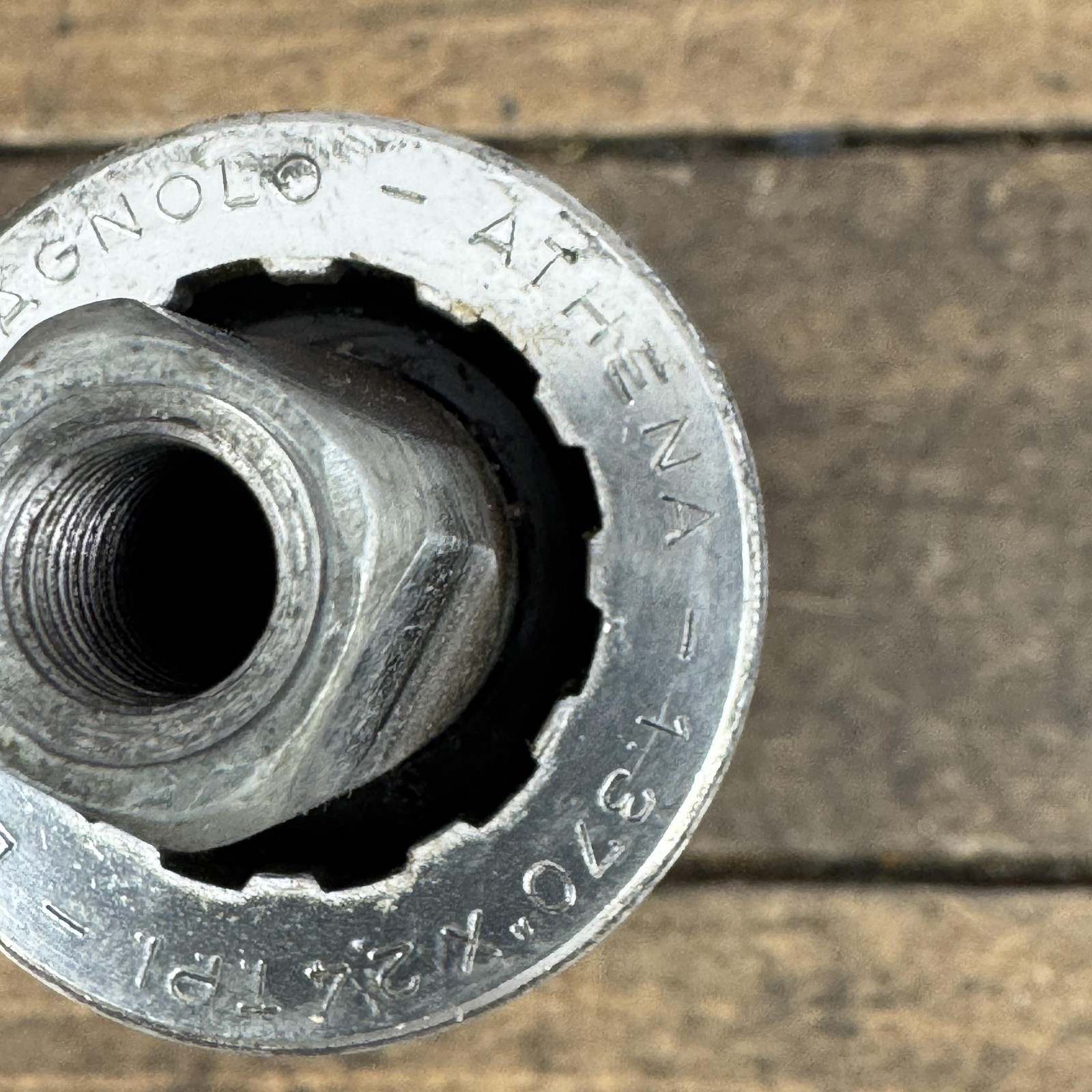 Vintage Campagnolo Athena Bottom Bracket 68mm 116 mm ISO BSA 1.37×24 English