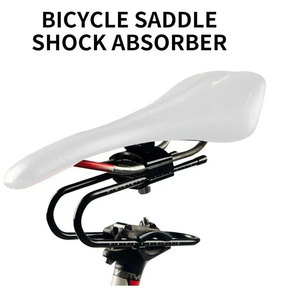 Bicycle Alloy Seat Shock Absorber Bike Saddle Spring Steel Suspension Device