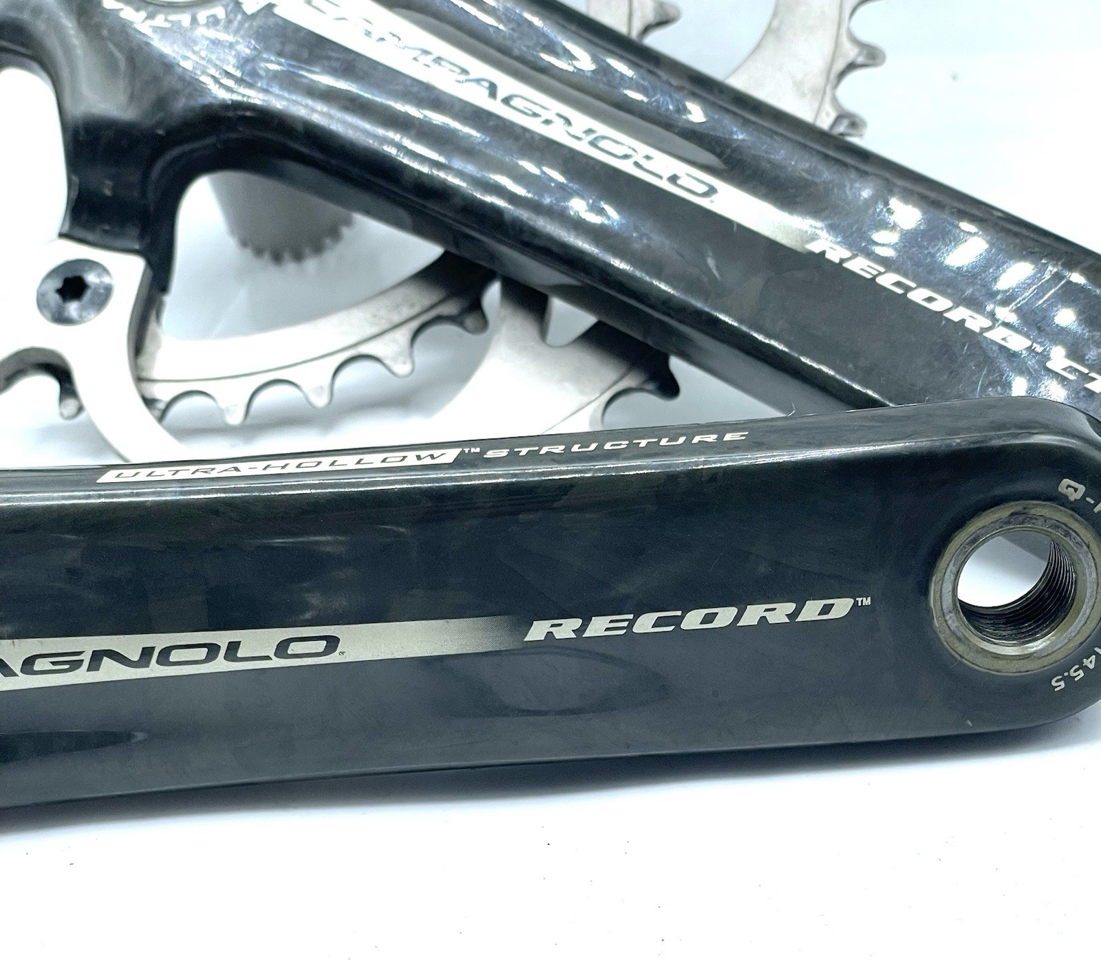 Campagnolo Record CT 172.5mm Crankset 2×10 Speed Carbon Fiber Ultra Torque 50/34