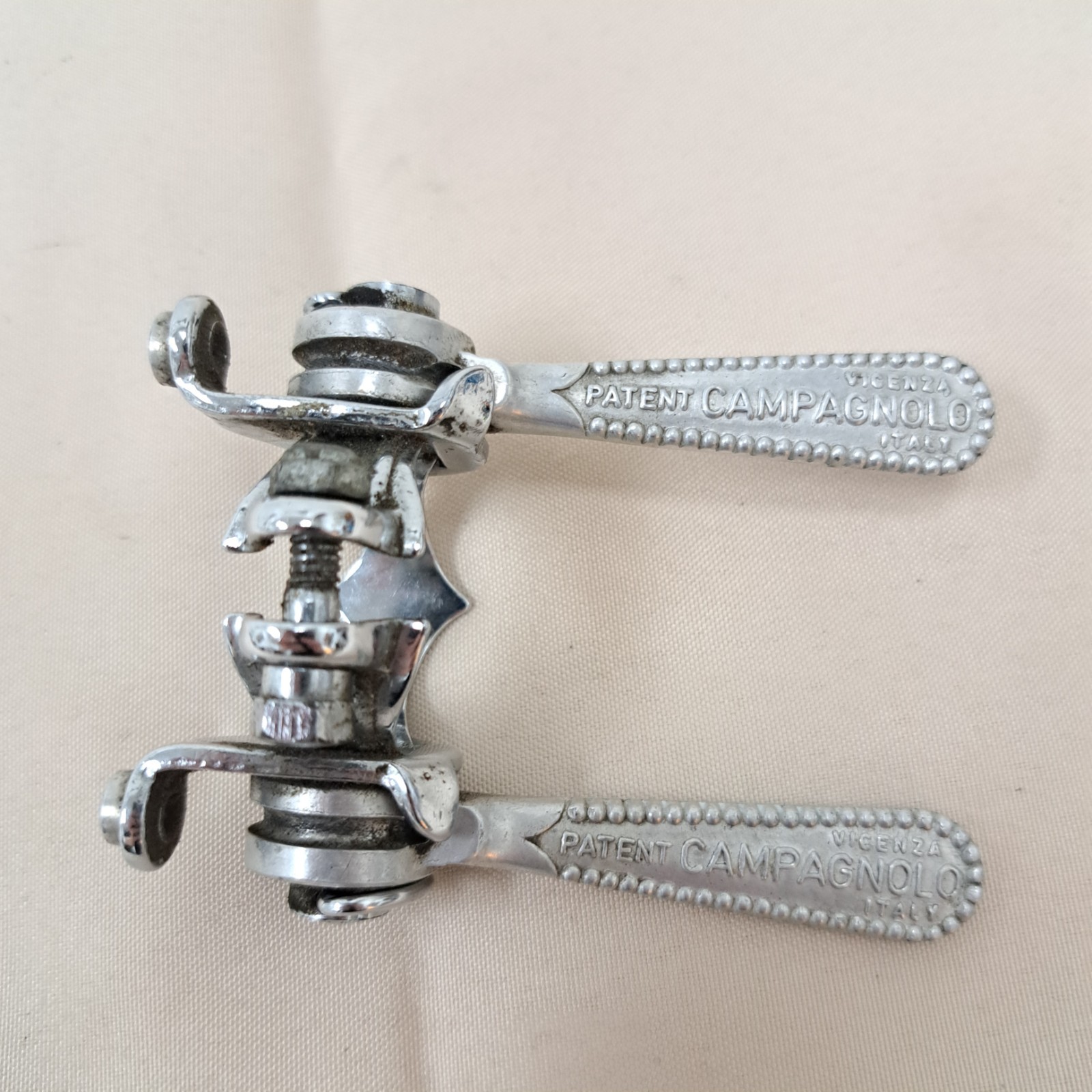 Vintage Campagnolo Down Tube Shift Lever Set, Friction Shifter