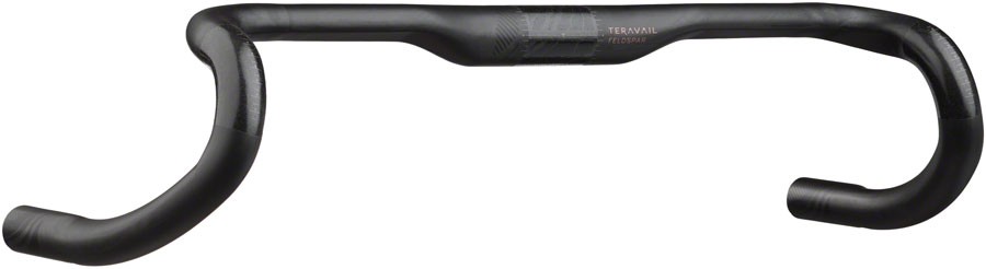 Teravail Feldspar Carbon Drop Handlebar – Carbon, 31.8mm, 44cm, Black