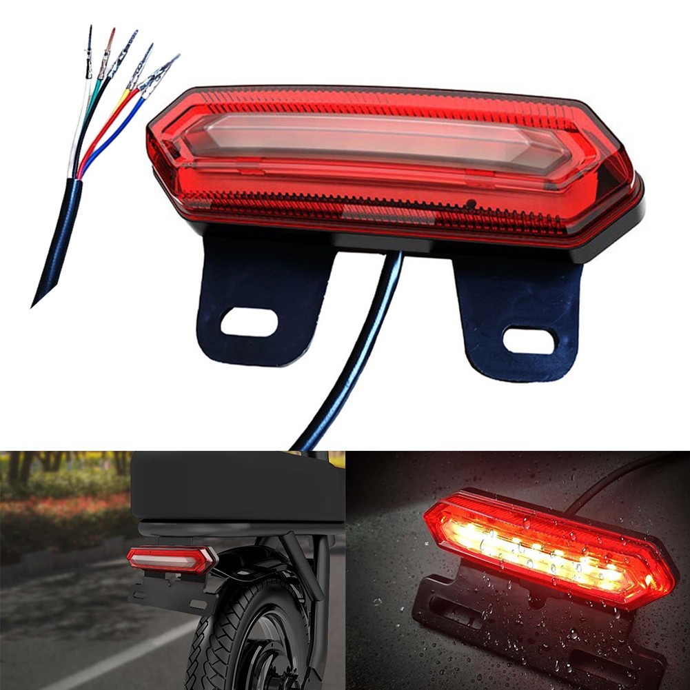 Practical Electric Bike Rear Light with Turn Signal and Brake Function