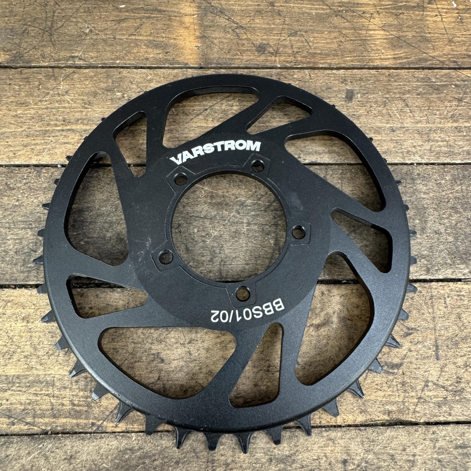 Varstrom Chainring BBS01/02 5-Arm Black Aluminum Electric Bike EBike Chainwheel