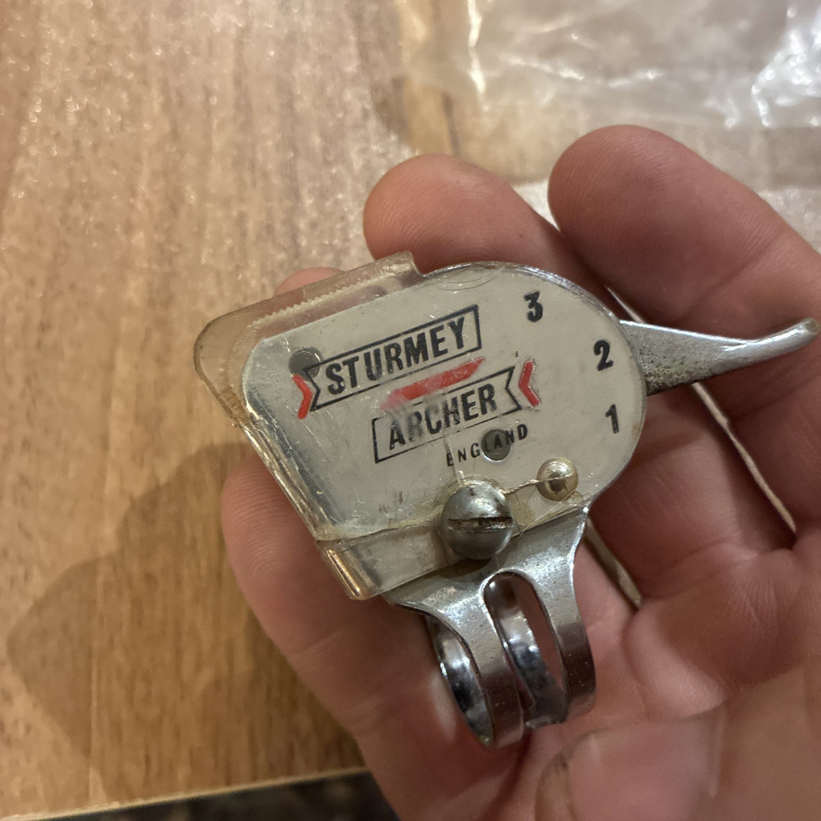 ! Sturmey-Archer 3Spd OLD USED Trigger Shifter bike bicycle vintage