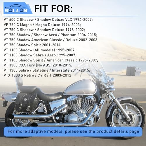 Front Brake Pads Replacement for VLX 600 VT600C Shadow, VF750C Magna, VT750C