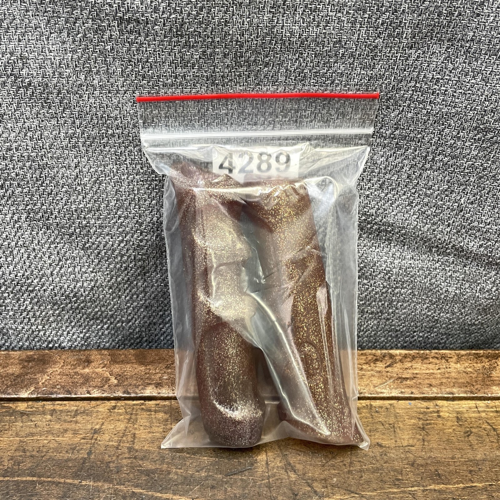 Vintage Huffy Handlebar Grips Brown Glitter Sparkle Cruiser Bike Western Flyer