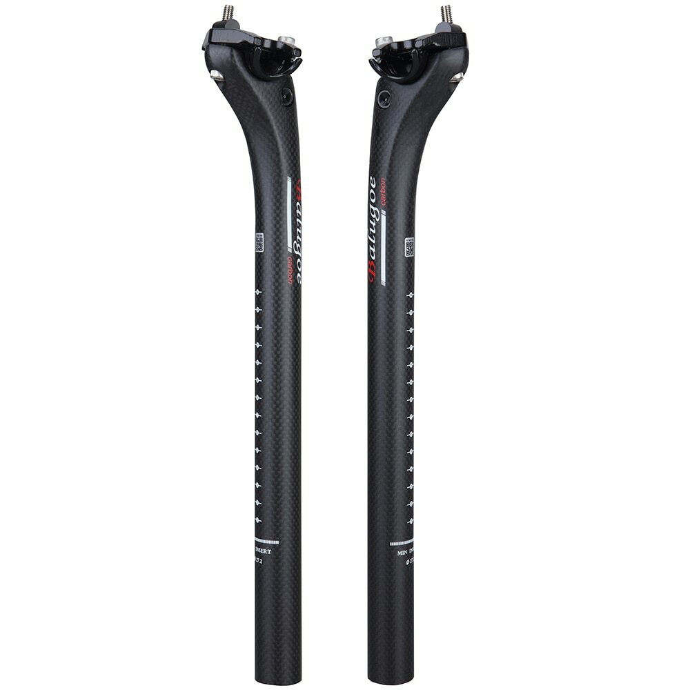 Carbon MTB Bicycle Seatpost Road Bike Seat Tube 25.4/27.2/30.8/31.6mm*350/400MM