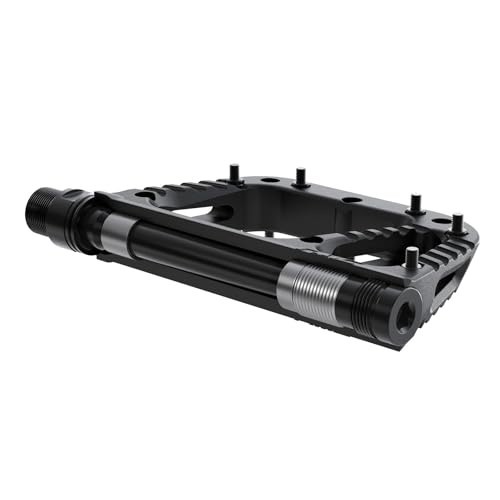 Composite Pedals 115x105mm Nylon Flat MTB Bike 10 Pins Lightweight 355g 9/16