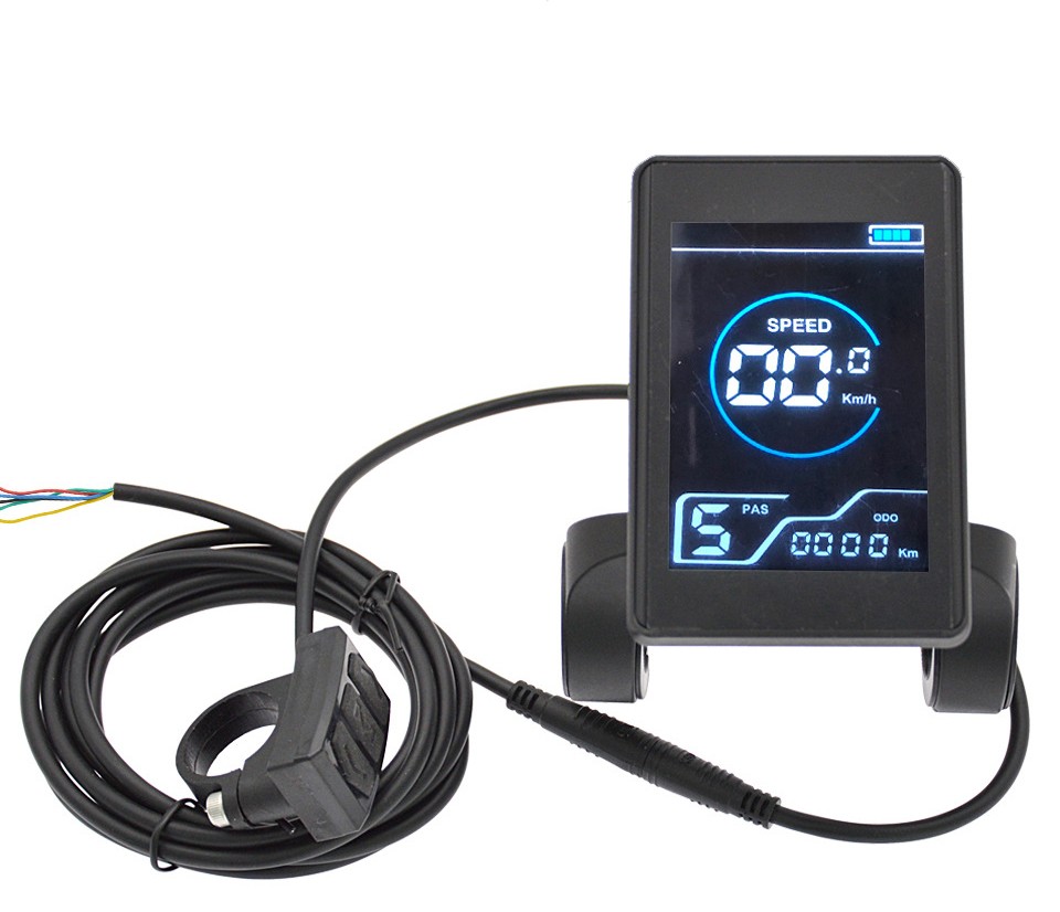 Ebike 24V/36V/48V X1 Colour Screen Display Power Speed Meter Control Panel w/NFC