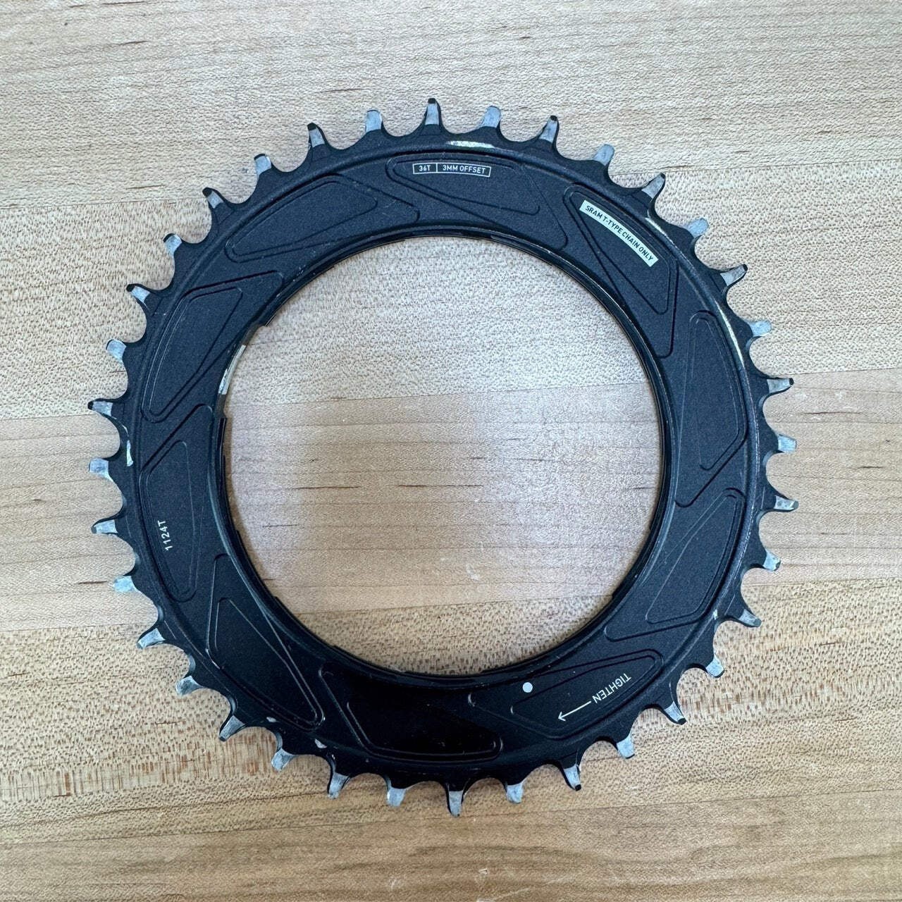 SRAM Eagle AXS XX SL T-Type 36t 3mm Offset Thread Mount 12/13-Speed 1x Chainring