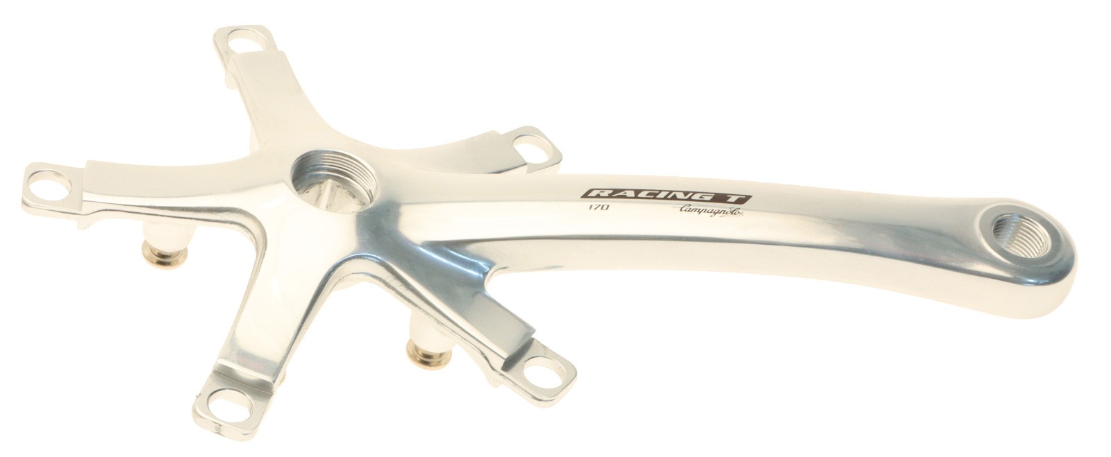Campagnolo Racing T Crankset w/o Chainrings 170mm Length 135/74mm BCD NOS