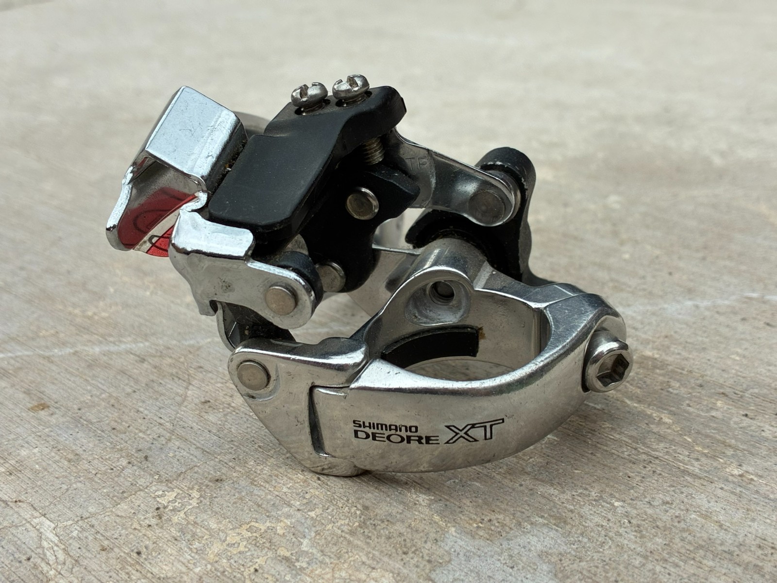 NOS Shimano Deore XT FD-M739 Triple Front Derailleur | 28.6 mm / Top pull