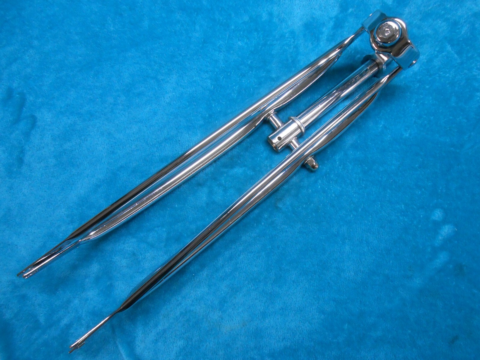 26” CHROME CRUISER BICYCLE SPRINGER FORK VINTAGE SCHWINN CHOPPER BIKE 1″ HEADSET