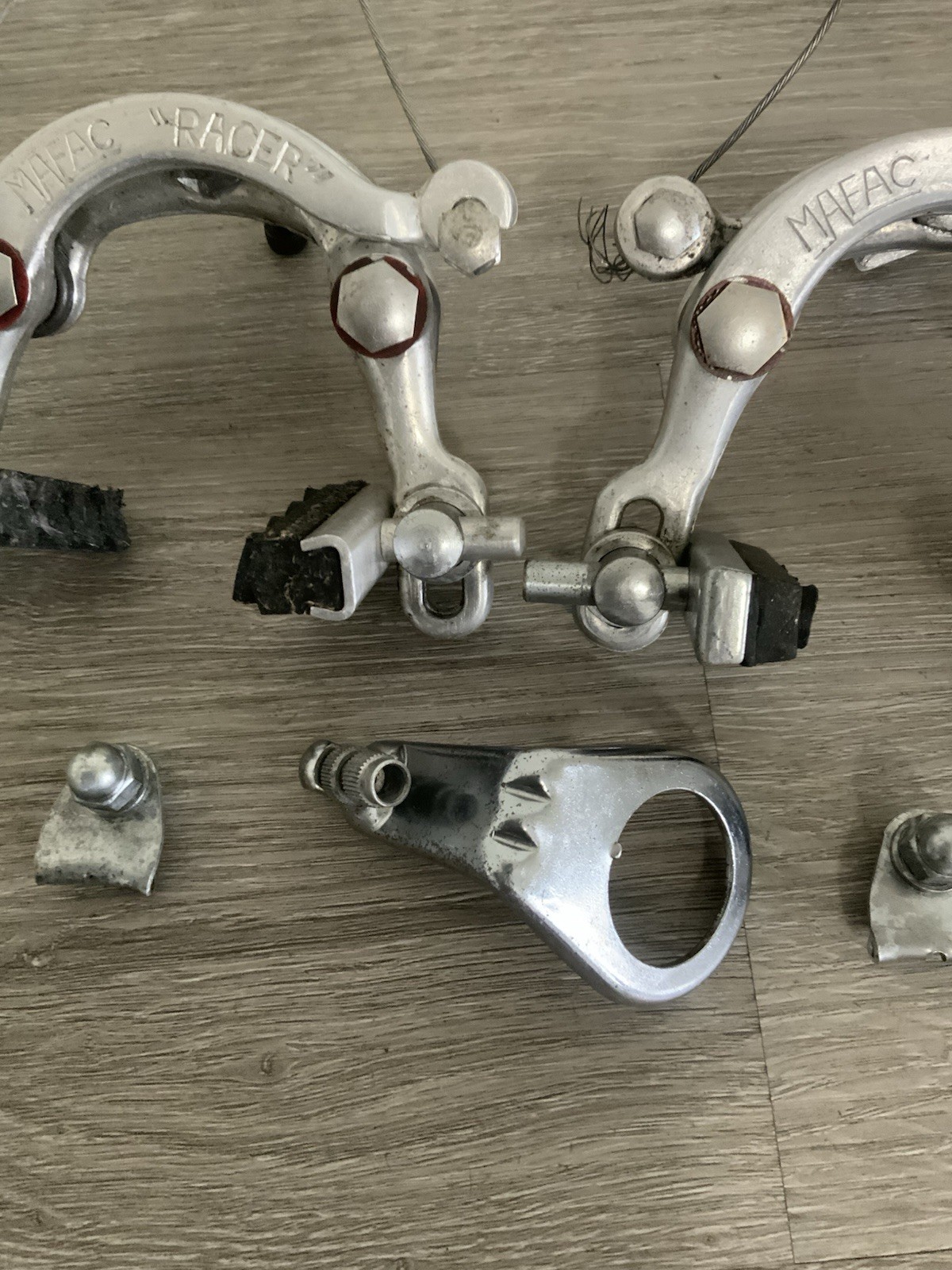 MAFAC RACER BRAKE CALIPERS CENTER PULL 65-75 MM REACH STRADDLES / FRONT GUIDE