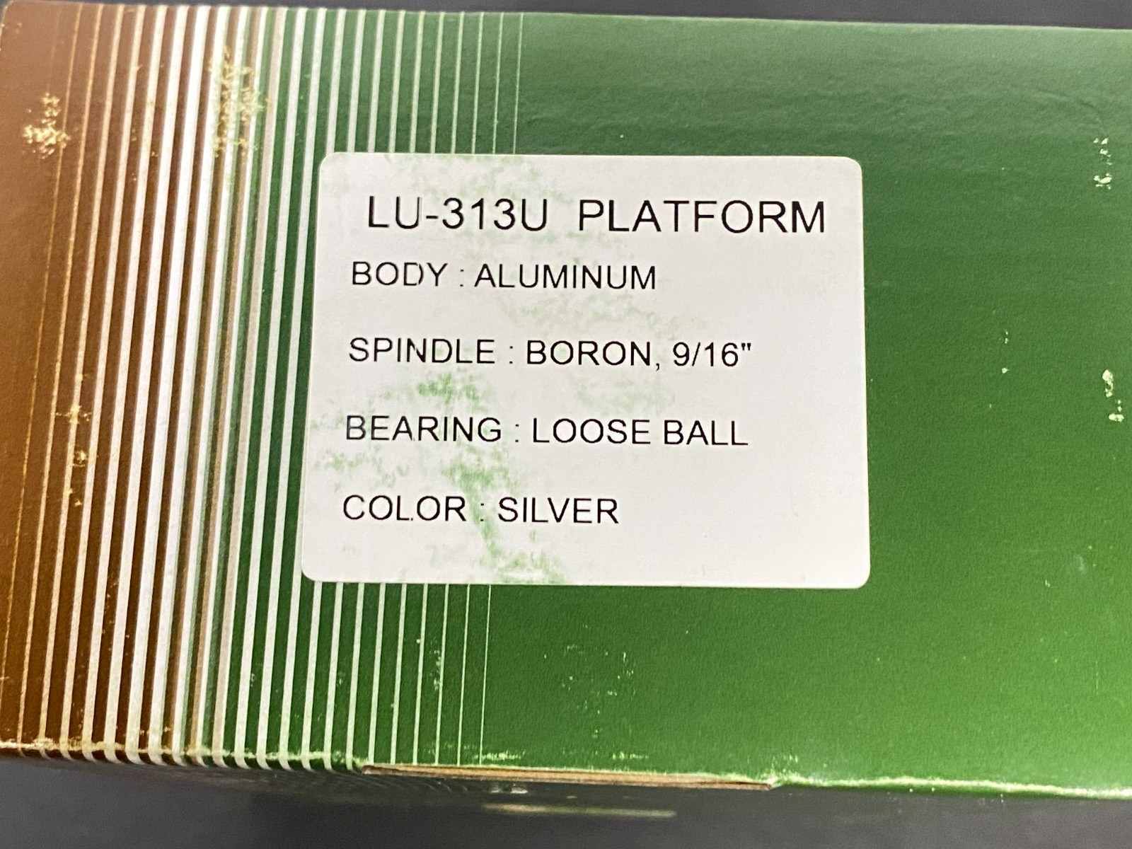 Wellgo LU-313 Platform Pedals, 9/16″ SILVER