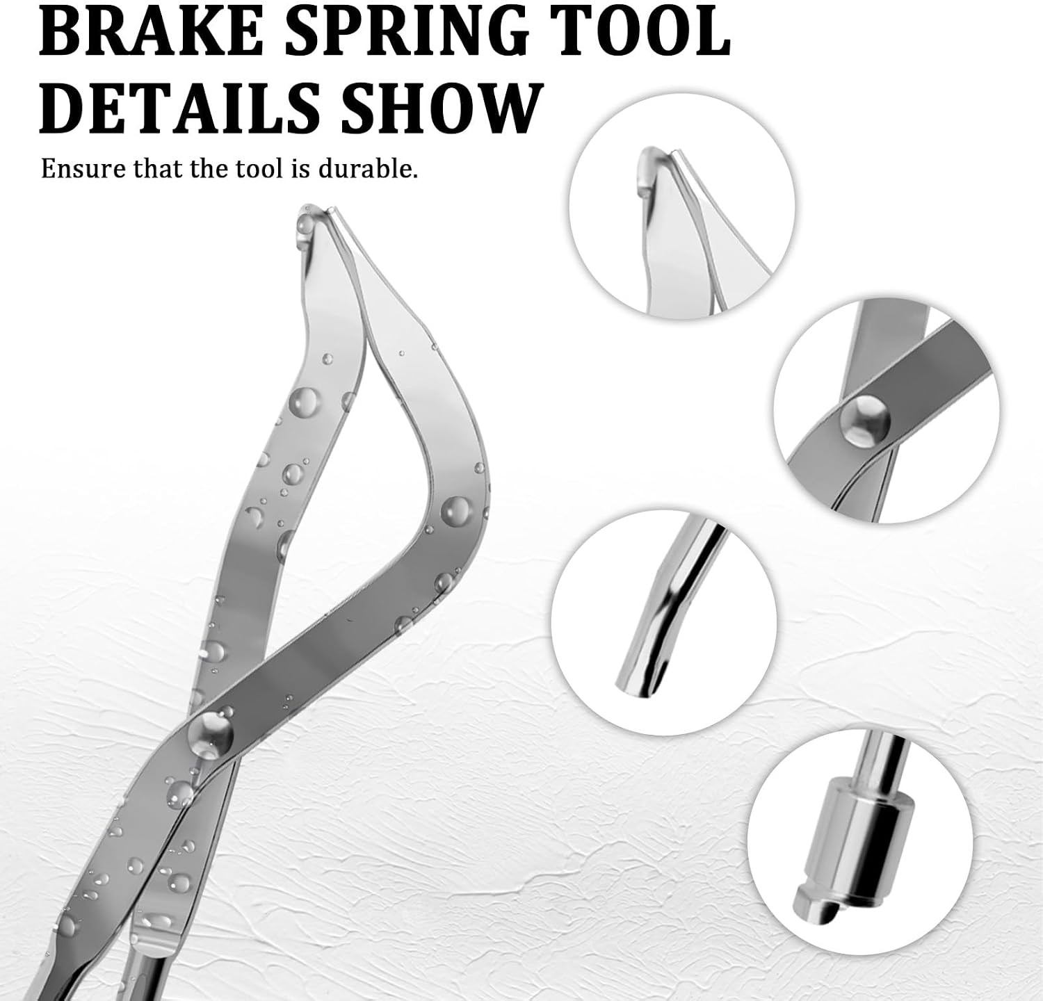 Drum Brake Spring Pliers Tool Heavy Duty 11.89 inch Dual-Ended Universal
