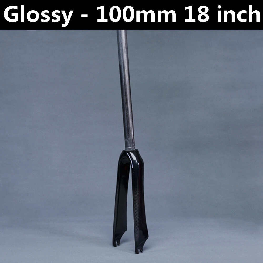 BMX Folding Bike Front Fork For Wheel 14 16 18 20 22 In Carbon Fiber Rigid Fork