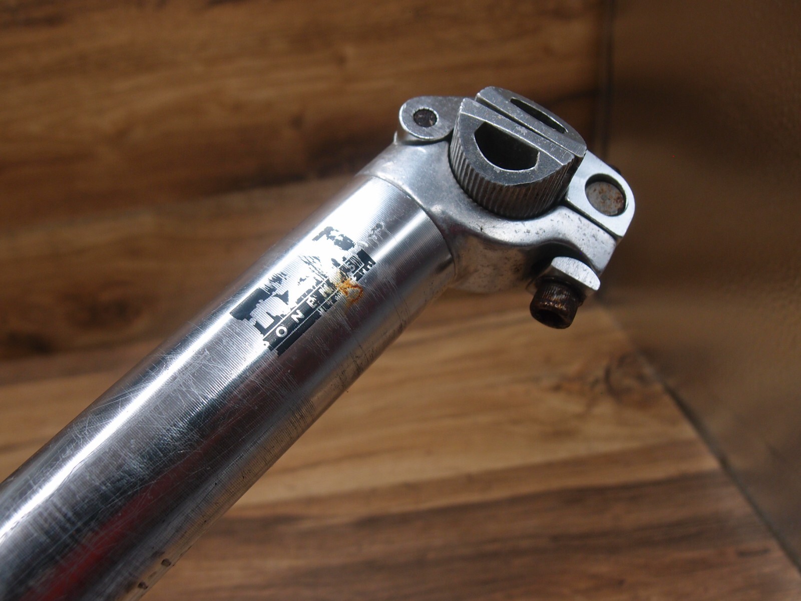 1998 MTB plain seatpost ZANZI POST by JD Components 31.6 mm
